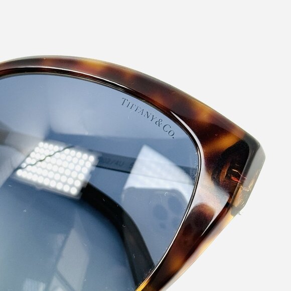 Tiffany & Co TF4166 8002 / 4U Havana Blue Gradient  Sunglasses Tortoise Shell
